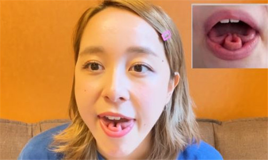 混血网红舌头会跳舞 和小倩倩呀有的一拚(图3)