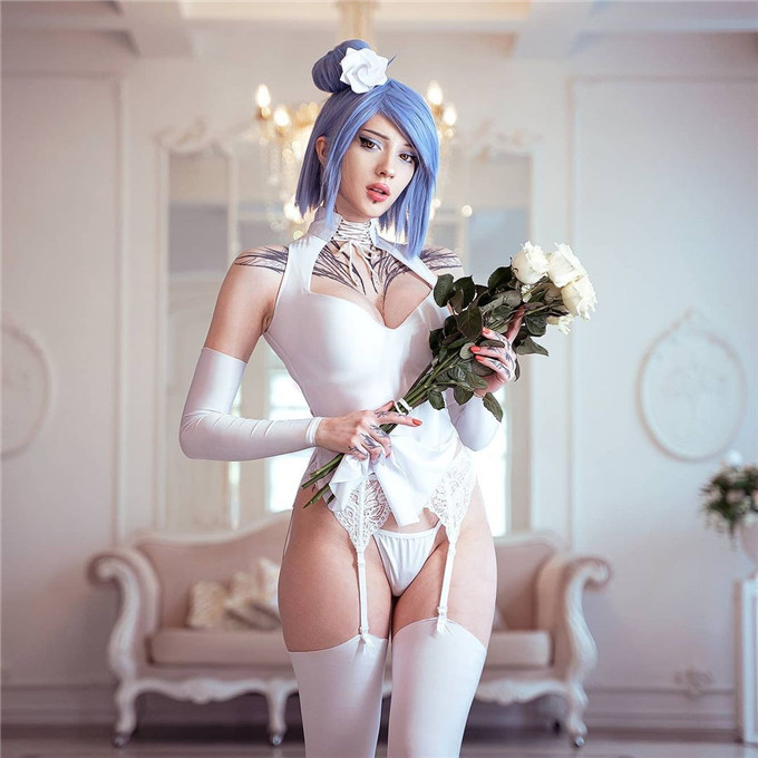 俄罗斯美女Coser AlinMa神还原《电锯人》玛奇玛(图6)