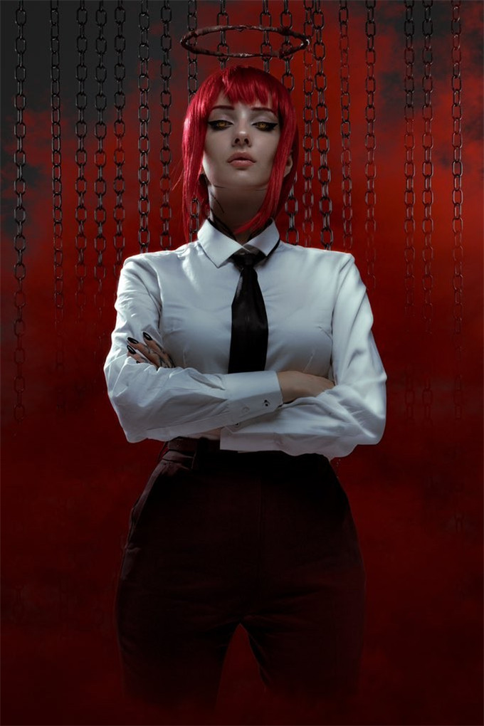 俄罗斯美女Coser AlinMa神还原《电锯人》玛奇玛(图17)